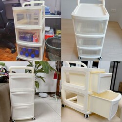Children's Clothes Storage Cabinet, Drawer-Type Living Room Storage Cabinet, Snack Cabinet, Plastic Bedside Table, Multi-Layer Storage Cabinet, Toy Cabinet