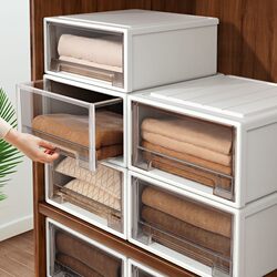 Drawer-Style Storage Box Wardrobe Clothes Storage Box Home Storage Toy Organizer Japanese-Style Dormitory Essential