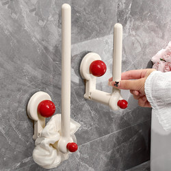 Suction Cup Hair Tie and Headband Storage Organizer, Wall-Mounted Bathroom Hair Accessory, Hair Clip, Rubber Band, Headband Hook, Jewelry Storage Rack