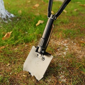 Outdoor engineering shovel, folding shovel, camping, shovel, fishing emergency survival, anti -body shovel iron
