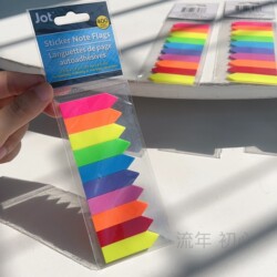 Foreign Trade. 400Pcs Fluorescent Bookmark Label Stickers