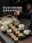 bộ ấm trà sứ xương Màu Be Ru Lò Ấm Trà Nồi Đơn Pha Trà Trà Gốm Chia Kung Fu Trà Nhà Phong Cách Trung Hoa Nâng Ấm Trà bộ ấm trà tử sa am tra nho Ấm trà - Bộ ấm trà