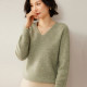 First-line ready-to-wear V-neck cardigan thickened autumn and winter warm bottoming shirt seamless 2024 new fashionable knitted sweater