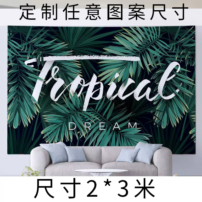 定制背景布ins挂布3米大号网红抖音主播直播