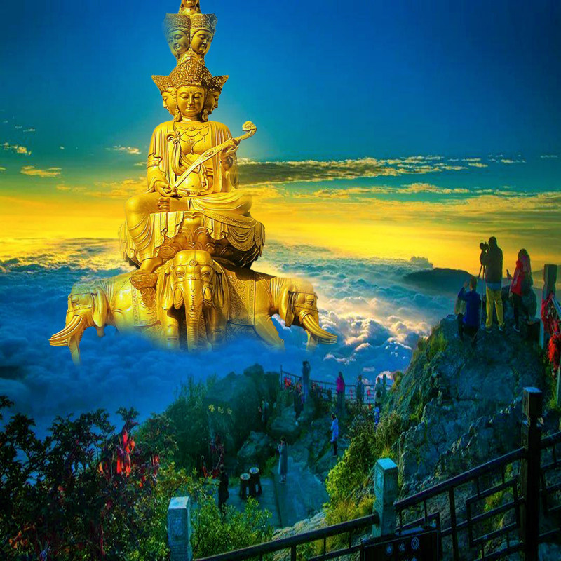 【包含往返机票】四川成都旅游7天6晚去九寨沟到峨眉山乐山七日游