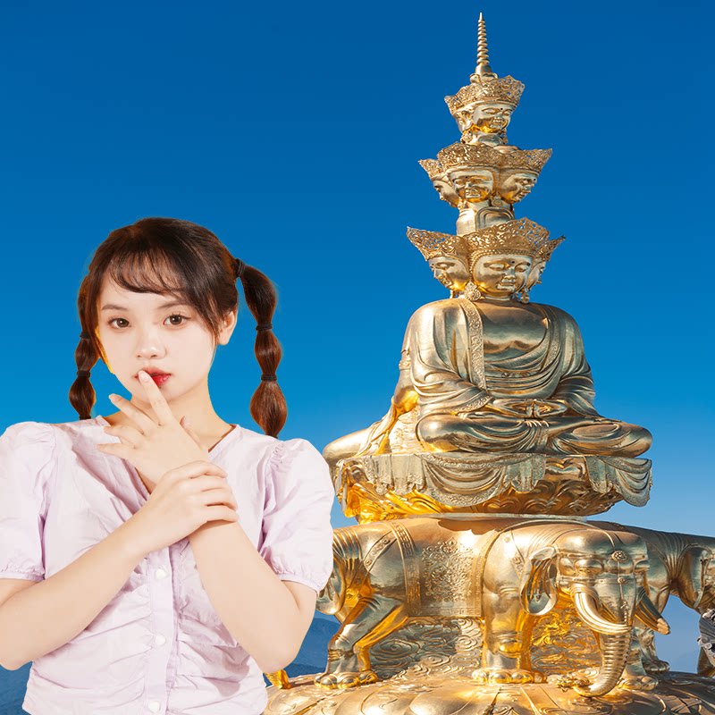 【纯玩团】四川成都旅游4天3晚跟团游乐山大佛峨眉山金顶四日游