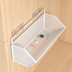 Wall-Mounted Storage Rack Grid Hanging Basket Dormitory Bed Headboard Bedside Storage Basket Dormitory Wall-Mounted Storage Basket