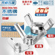 304/201/316 stainless steel butterfly nut butterfly-shaped claw screw cap Yuanbao hand screw nut 3M4-M12