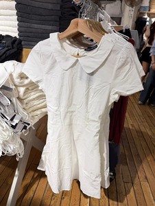 
BrandyGirl new doll collar waist-hugging lace-up skirt BM dress for women slim long skirt shirt skirt