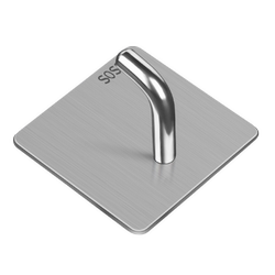 304 stainless steel hook adhesive strong load-bearing without punching bathroom kitchen door back wall-mounted towel glue hook