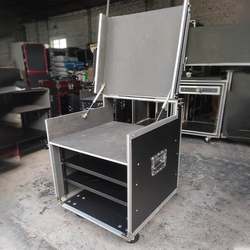 12U16U Professional Amplifier Cabinet Karaoke Machine Hydraulic Opening Top Cover Flight Case 8U Mobile Case 10U Rack