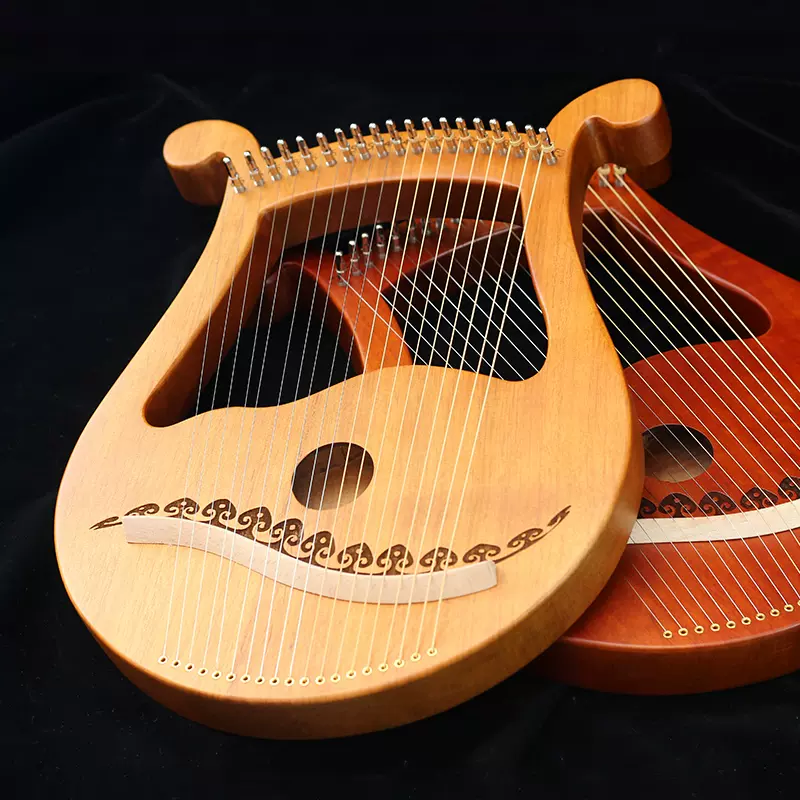 莱雅琴小竖琴16弦19音箜篌小众乐器初学者小型简单易学lyre里拉琴-Taobao