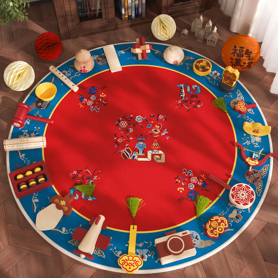 
A full set of wooden Wanshi Chinese-style week-catching props and supplies for baby's first-year-old lottery gift, birthday decoration ceremony decorations