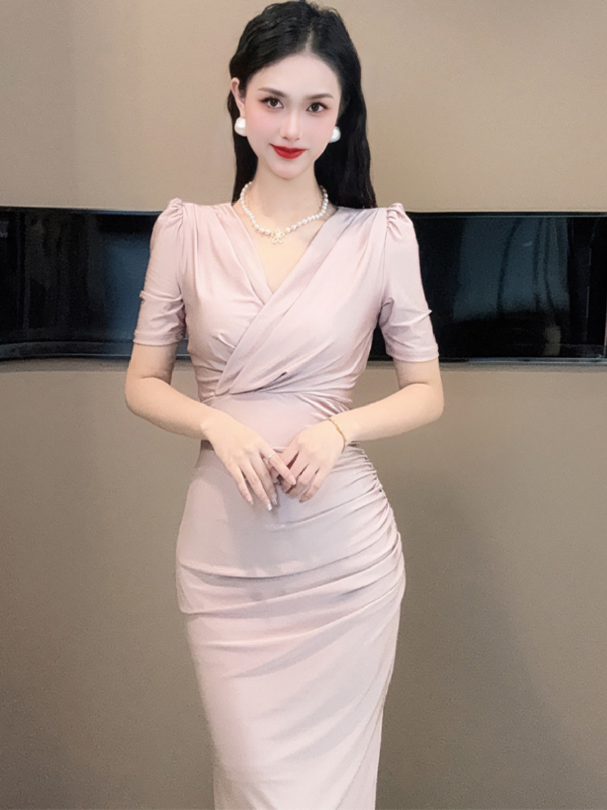 C3190 1960K Váy Đầm Liền Thân Dự Tiệc Nữ Ruureag Sexy Dáng Ôm Body Gợi Cảm Sexy Mùa Hè Thời Trang Nữ G05 Sản Phẩm Mới