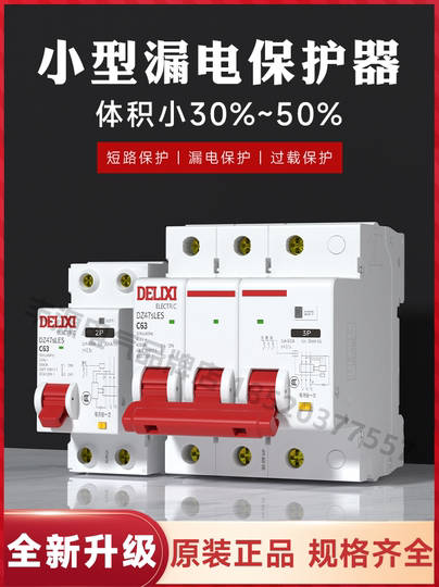 Delixi DZ47SLES-63 32A Leakage Circuit Breaker 2P