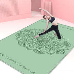 Yoga Mat for Girls, Shock-Absorbing, Sound-Insulating, Shock-Proof and Non-Slip Jumping Exercise Mat, Household Thickeneded Sports Yoga Fitness Mat
