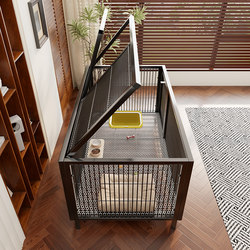 Cat Cage, Cat and Dog Breeding Cage, Home Indoor Extra-Large Free Space Cat Villa, Chicken, Duck, and Bird Cage, Pet Transport Cage