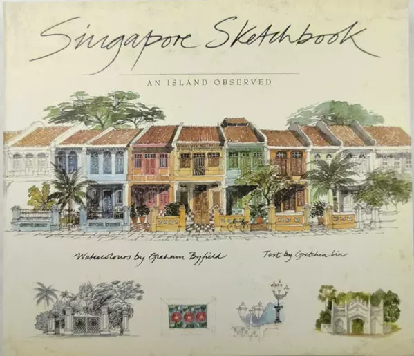 现货新加坡城市水彩速写Singapore Sketchbook Graham Byfield-Taobao