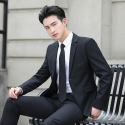 Men's Suit, Suit Jacket, Professional Formal Wear, Business Slim Fit Casual Wear, Groom's Wedding Dress, Student Graduation Outfit