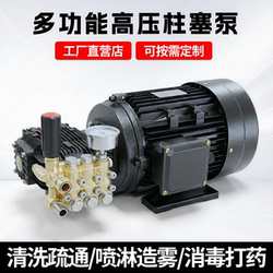 High-Pressure Cleaning Machine with National Standard Pure Copper Motor and Pump Head, 220V/380V Commercial Car Wash Machine, Sprayer, Fog Maker, Plunger Pump