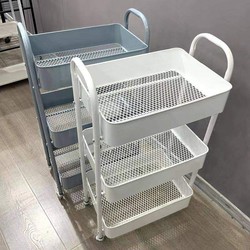 Small Trolley Storage Rack for Kitchen, Bedroom, Multi-Layer Baby Snack Organizer, Mobile Bathroom Storage Shelf