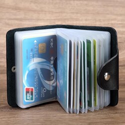 Card Holder Men's Id Storage Bag Women's Multi-Card Slot Men's 2026 New Model Clip-On Wallet Driver's License