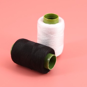 Black and white sewing thread sewing thread large roll 2 pack