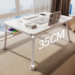 Foldable Small Bed Table, Computer Desk, Children's Study Table, Student Dormitory Upper Bunk Writing Desk, Laptop Stand Table, Floor Table, Bay Window Desk, Elevated Folding Table for Back-To-School Season