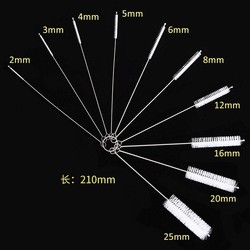 Small Internal Hole Cleaning Brush Set for Filter Cleaning, Suitable for Straws, Teapot Spouts, and Small Crevices in Pipes