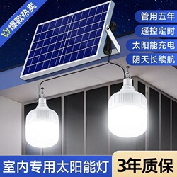 2026 New Model Solar Outdoor Garden Light, Household Rechargeable Indoor Lighting, Dual-Split Hanging Light Bulb