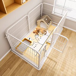Pet Dog Fence for Indoor Use, Freely Combinable, Isolation Gate for Small and Medium-Sized Dogs, Potty Training Dog Cage for Medium-Sized Dogs