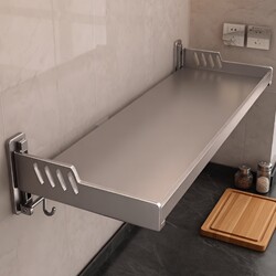 Multifunctional Kitchen Storage Rack, No-Drill Wall-Mounted Spice Rack, Storage Shelf, Microwave Oven Heavy-Duty Wide Rack