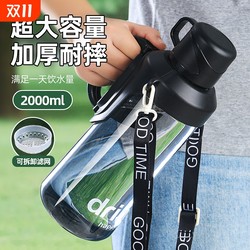 2025 Driver's Water Cup Large Capacity Men's Outdoor Portable Large Sports Water Bottle Summer New Construction Site Plastic Cup