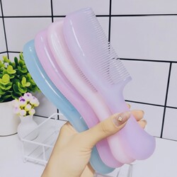 Comb for Women, Household Use, Students, Durable Plastic, Not Easy to Break, Dense Teeth, Candy Color, Thickened, for Long Hair, Straight Hair, Hair Styling, Smoothing, Soft Plastic