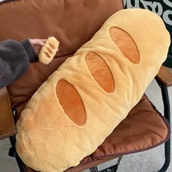Bread Baguette Pillow for Sleeping, Bedside Pillow, Sofa Lumbar Pillow, Dormitory Girl Gift, Decorative Long Pillow