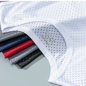 
Sound Summer Men's Ice Wire Breathable Vest Mesh Quick Drying Sports Large Size Sleeveless Base Shirt Thin Sweat-absorbing Light