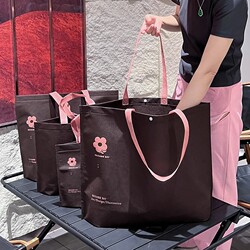 Clothing Store Non-Woven Tote Bags, Large Capacity Eco-Friendly Clothing Shopping Bags, Women's Clothing Packing Bags, High-End Wholesale