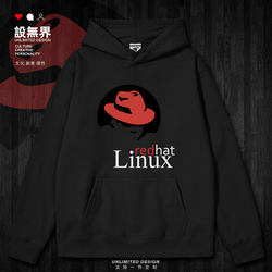 Geek Red Hat Programmer Red Hat Company Open Source Linux Source Code Hooded Sweatshirt Unisex Trendy Design Boundless