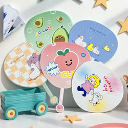 Children's Fan, Durable Large Cartoon Plastic Hand Fan for Summer, Portable Household Fan, 2026 New Model