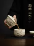 Xiaoyuan gặp bộ trà Xishangzhidou Sancai Gaiwan Kungfu kiểu Trung Quốc, bát trà nhỏ bằng gốm sứ cao cấp pha trà bằng chén khải chén khải cao cấp 