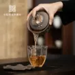 Sân nhỏ đáp ứng thủ công thô bát gốm Kung Fu bộ trà đơn Sancai bong bóng trà bát ấm trà hộ gia đình trà Thiền bộ chén khải chén khải pha trà 