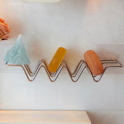 Wall-Mounted Soap Dish Drain Box Soap Storage Rack 2025 New Model Household Soap Box Student Dormitory Bathroom