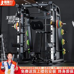 Commercial Smith Machine Comprehensive Training Equipment Squat Rack Small Bird-Of-Prey Rack Bench Press Rack Fitness Equipment for Home Use