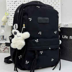 Girls Schoolbag Junior High School Girls High School College Students 2025 New Primary School Kidsren's Backpack Large Capacity Backpack