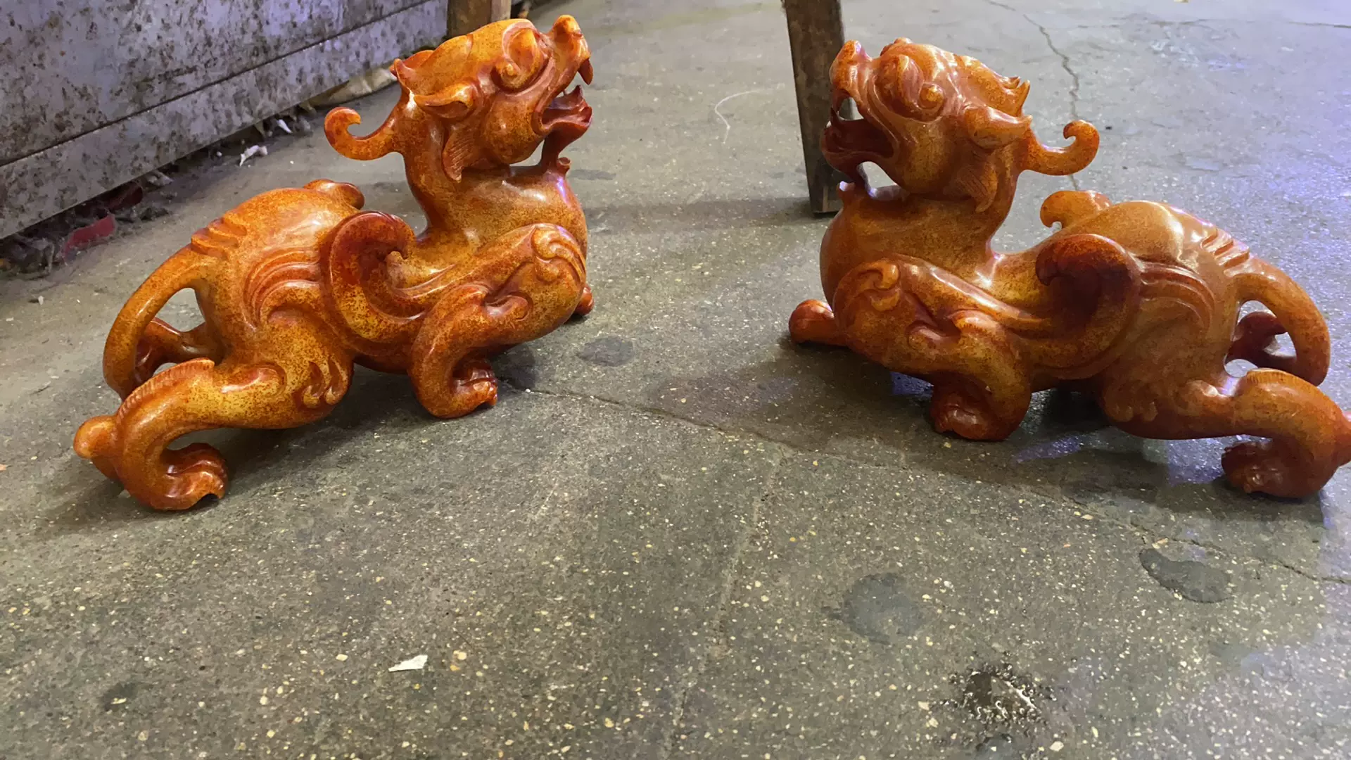 收藏和田墨玉龙纹玉璋古董玉仿古兵器剑把件摆件汉玉器古玩玉牙璋