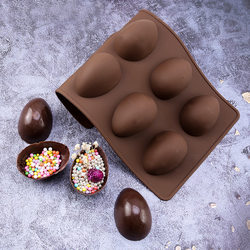 New creative egg-shaped chocolate mold silicone household baking tools cake mold