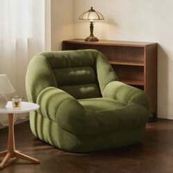 Lazy Sofa That Can Be Used for Sleeping and Reclining, Single Sofa for Girls, Comfortable for Bedroom or Balcony, Tatami Recliner for Relaxation