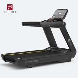 Feebo Treadmill Commercial Smart Touch Screen Silent Ultra-Wide High-End Electric Gym Professional Treadmill