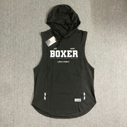 Boxer Boxing Vest Hoodie Fighting Training Uniform American Boxing Performance Uniform Fight Summer Vest