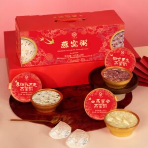 
Yiduoyan Sanrun bird's nest porridge 168g*6 bowls/box thick coconut milk oatmeal coconut fragrant black rice yam lily breakfast